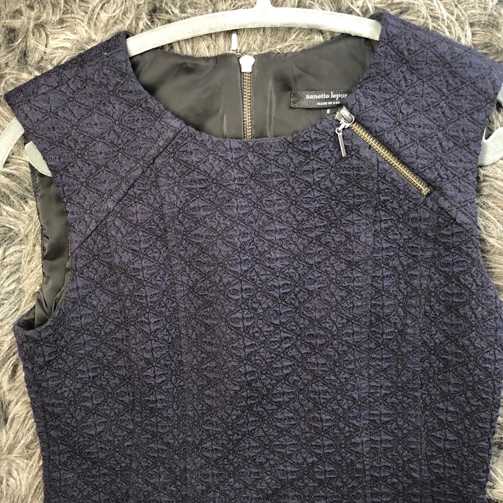 Nanette Lepore Navy blue dress size 8